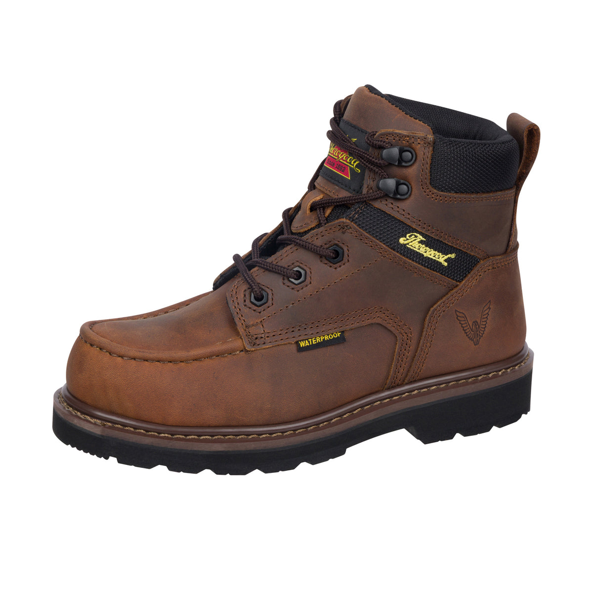Thorogood Men's Jobsite Series 6" Moc Toe Comp Toe Work Boot Work Boots Thorogood