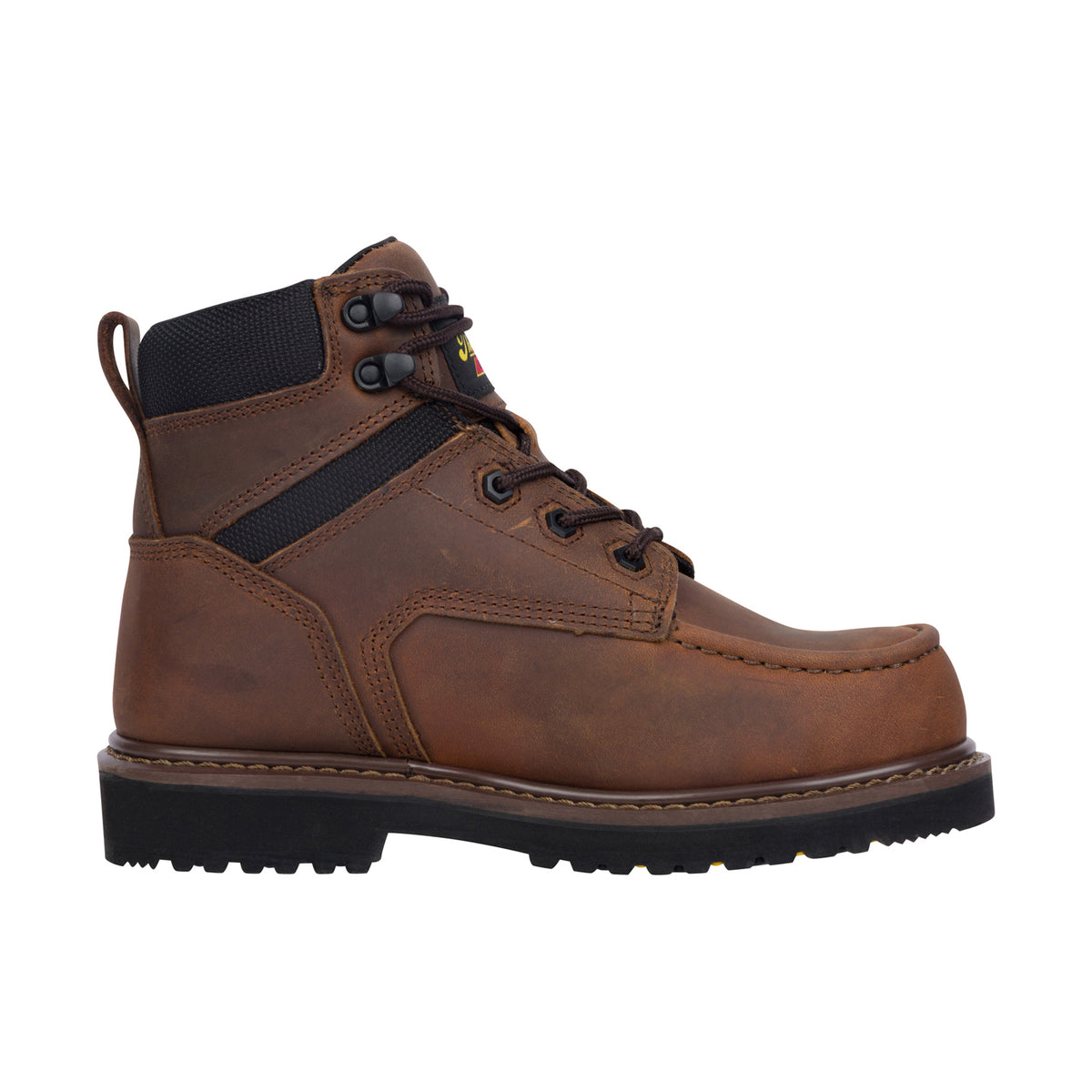 Thorogood Men's Jobsite Series 6" Moc Toe Comp Toe Work Boot Work Boots Thorogood Crazy Horse 10 2E