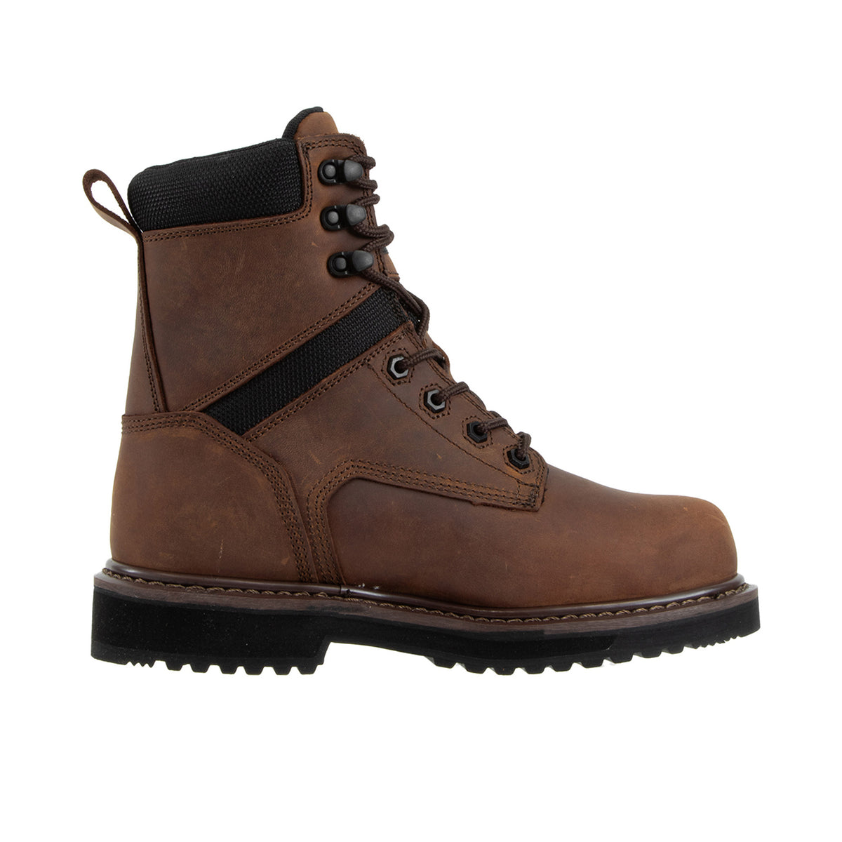 Thorogood Men's JobSite Series Wildcat 8 Inch Comp Toe Boot Work Boots Thorogood Crazy Horse 10 M