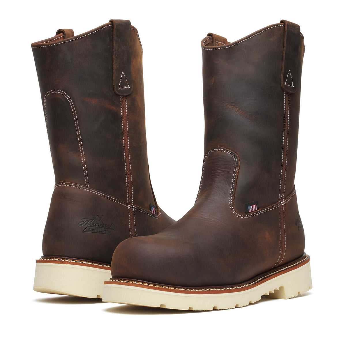 Thorogood Men's American Heritage 11" MAXWear 90 Wellington Steel Toe Work Boot Work Boots Thorogood