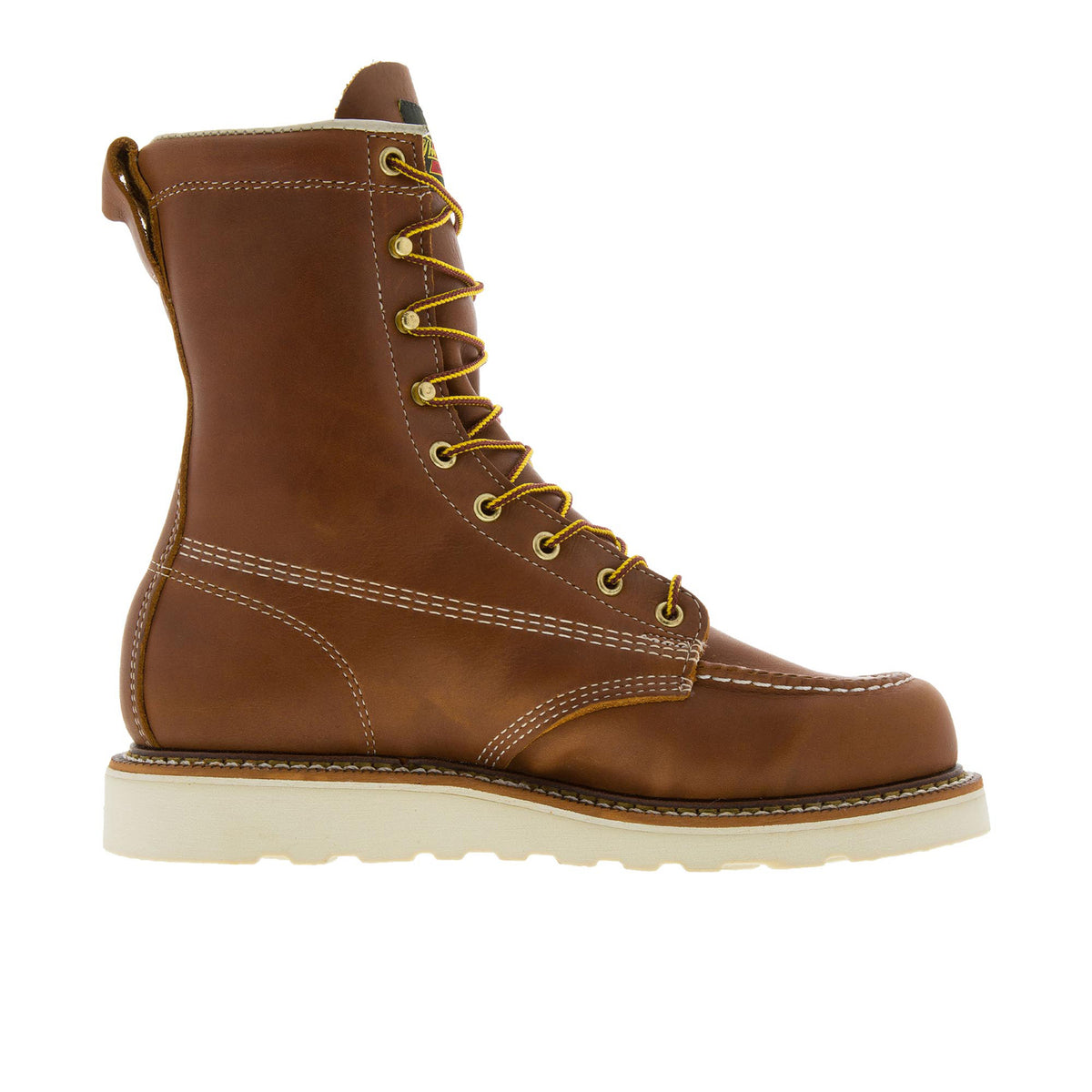 Thorogood Men's American Heritage Moc Toe MAXWear 8" Wedge Boot Work Boots Thorogood Tobacco 10 2E