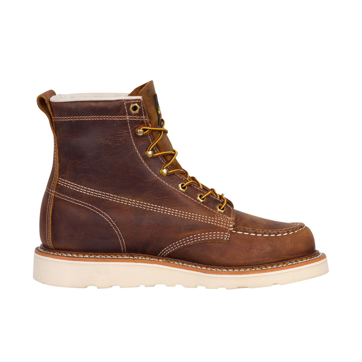 Thorogood Men's American Heritage MAXWear Wedge 6" Moc Toe Work Boot Work Boots Thorogood Crazy Horse 10 2E