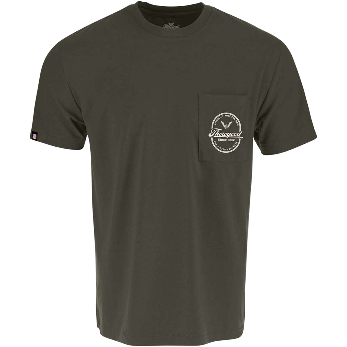 Thorogood Men's American Short Sleeve Pocket T-Shirt USA Made