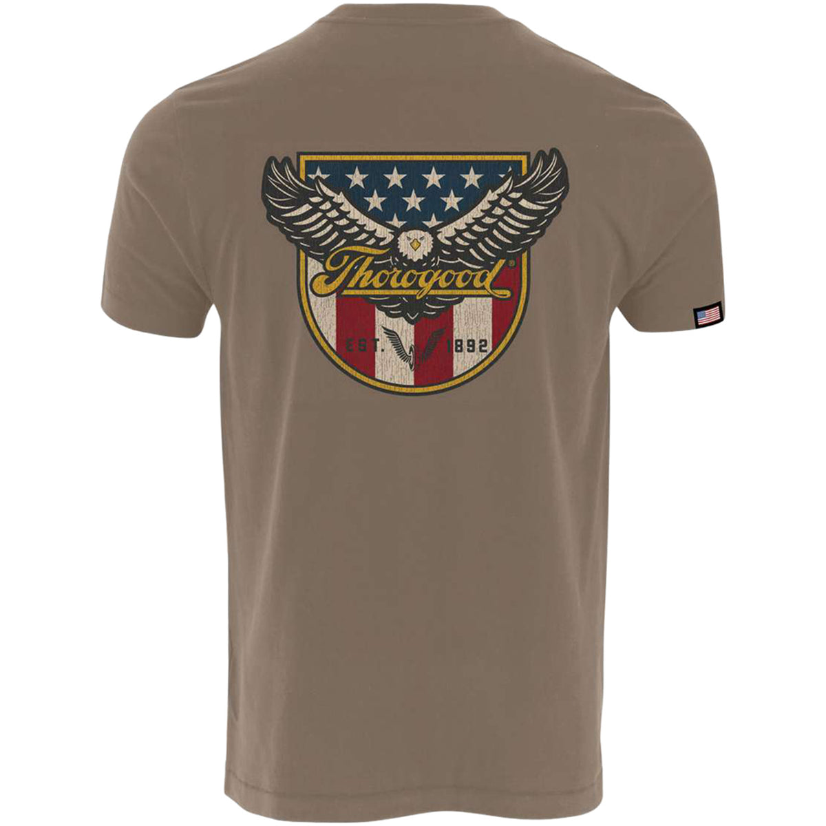 Thorogood Men's Eagle Shield Short Sleeve Pocket T-Shirt USA Made