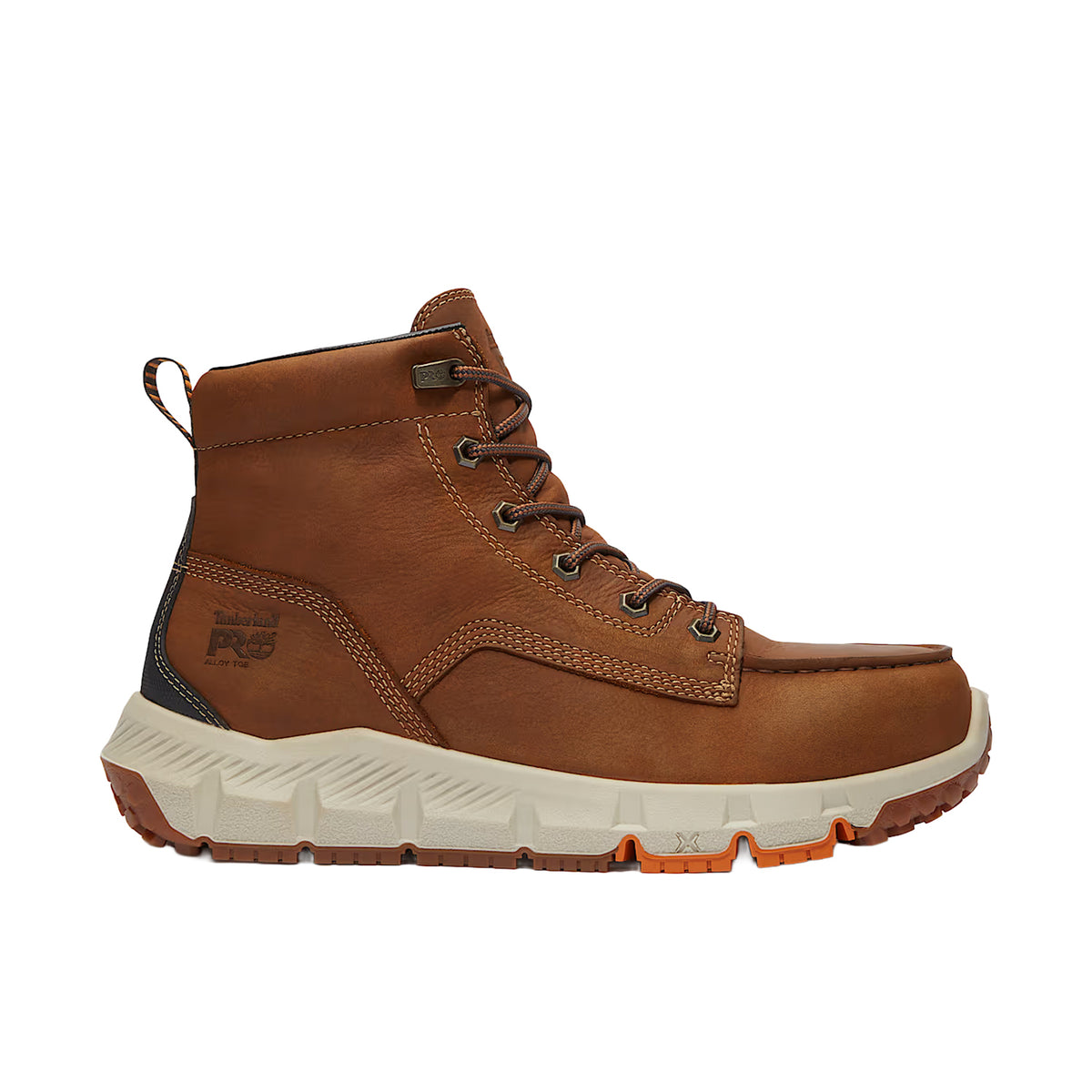 Timberland PRO Men's Tempe 6" Alloy Toe Work Boot Work Boots Timberland PRO Light Brown 10 M