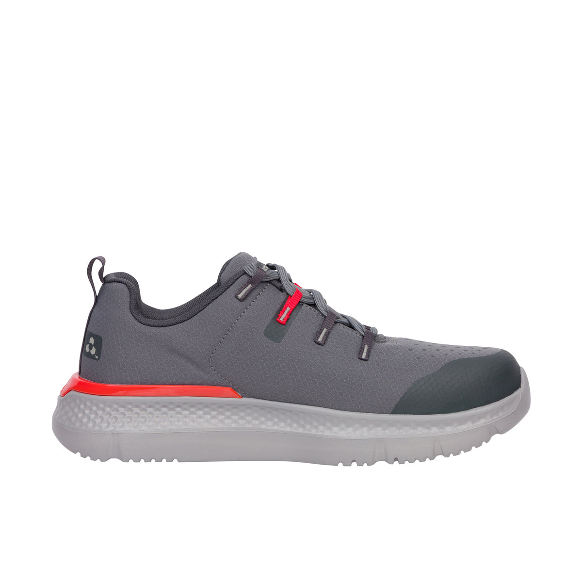 Timberland PRO Men's Intercept Athletic Steel Toe Work Sneaker Work Shoes Timberland PRO Grey Red 10 M