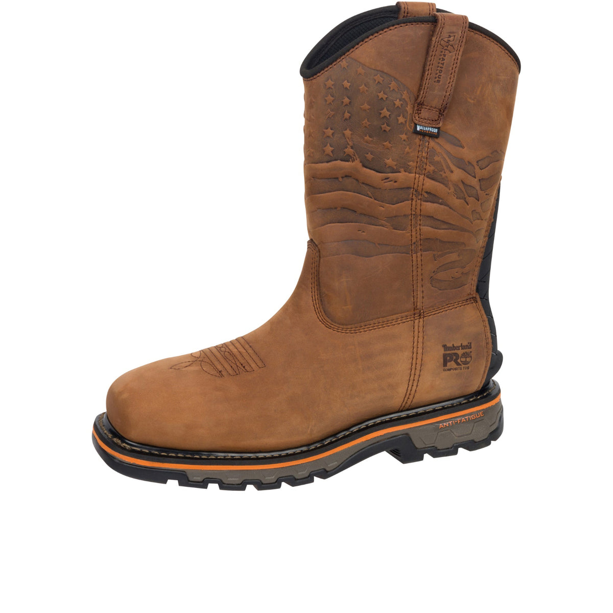 Timberland PRO Men's True Grit USA Pull-On Comp Toe Waterproof Work Boot Work Boots Timberland PRO