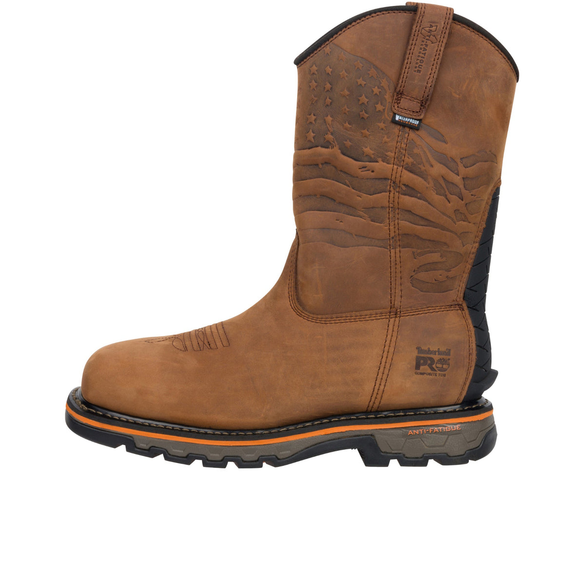 Timberland PRO Men's True Grit USA Pull-On Comp Toe Waterproof Work Boot Work Boots Timberland PRO