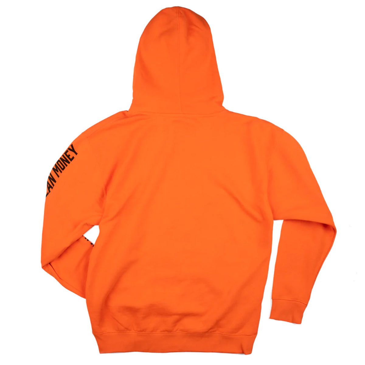 Troll Co. Men&#39;s Blaze Orange &quot;Dirty Hands Clean Money&quot; Sleeve Logo Hoodie - Work World - Workwear, Work Boots, Safety Gear