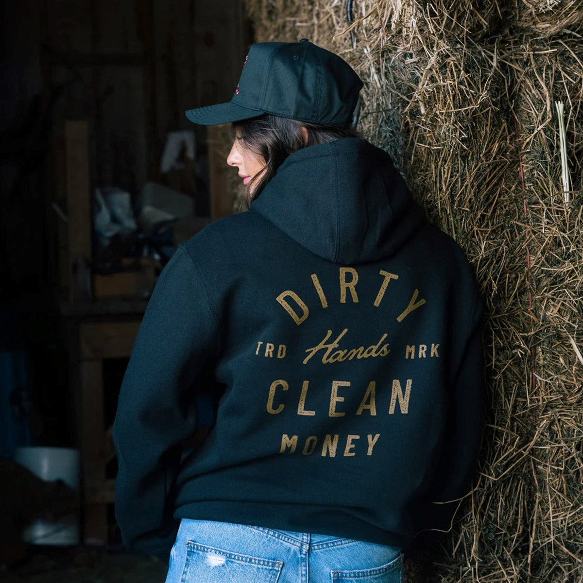 Troll Co. Women's Juno "Dirty Hands Clean Money" Hoodie Sweatshirts & Hoodies Troll Co.