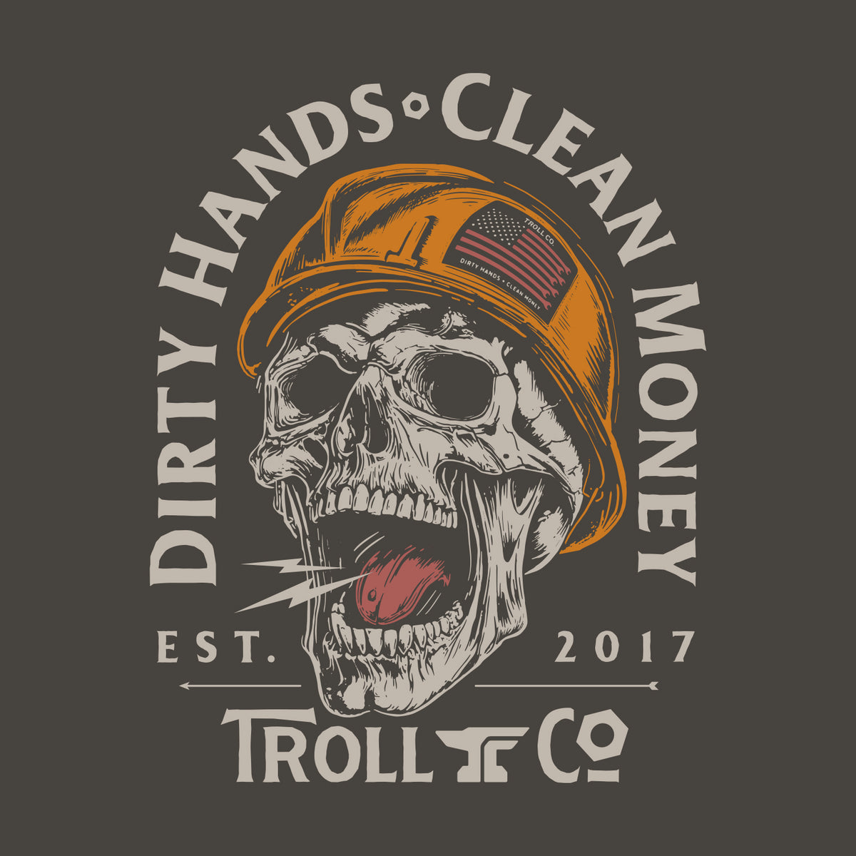 Troll Co. Men's DHCM Hardhat T-Shirt T-Shirts Troll Co.