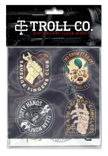 Troll Co. Hard Hat Stickers 9-Pack Stickers Troll Co.