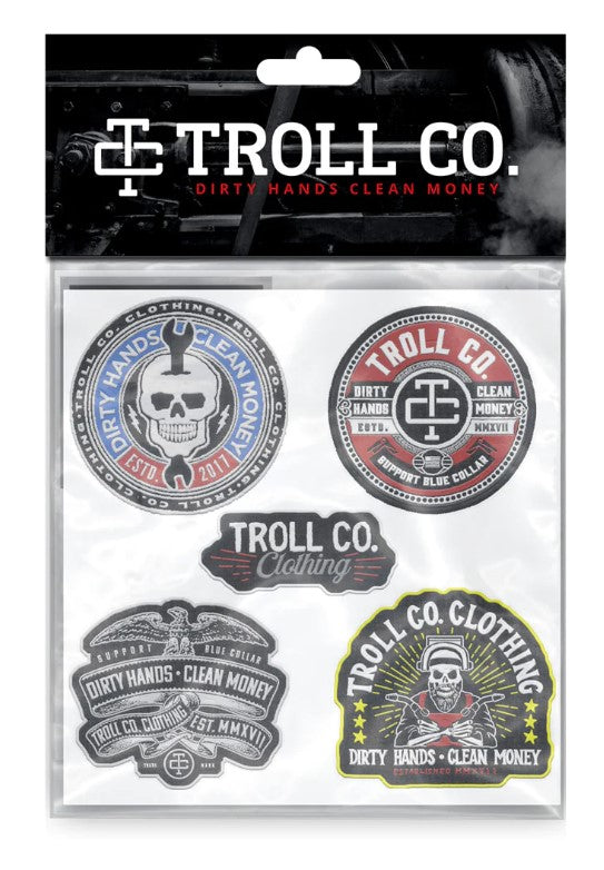 Troll Co. Stitched Up Sticker - Work World - Workwear, Work Boots, Safety Gear