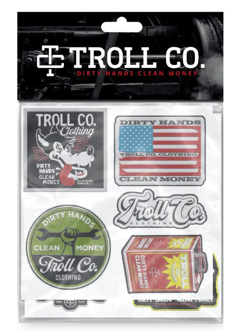 Troll Co. Stitched Up Hard Hat Stickers 10-Pack - Work World - Workwear, Work Boots, Safety Gear