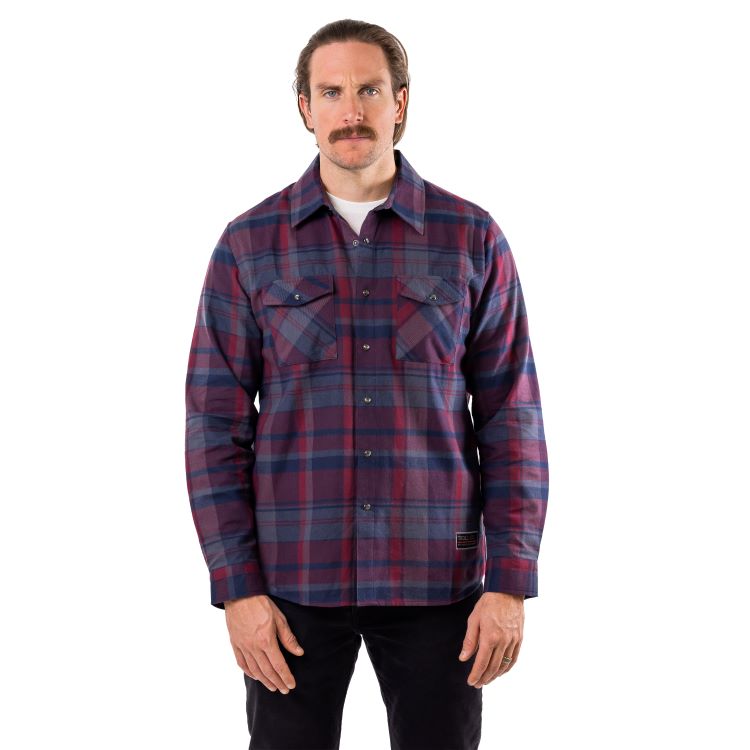 Troll Co. Men's Parker Chest Pocket Snap-Front Long Sleeve Flannel - Work World - Workwear, Work Boots, Safety Gear