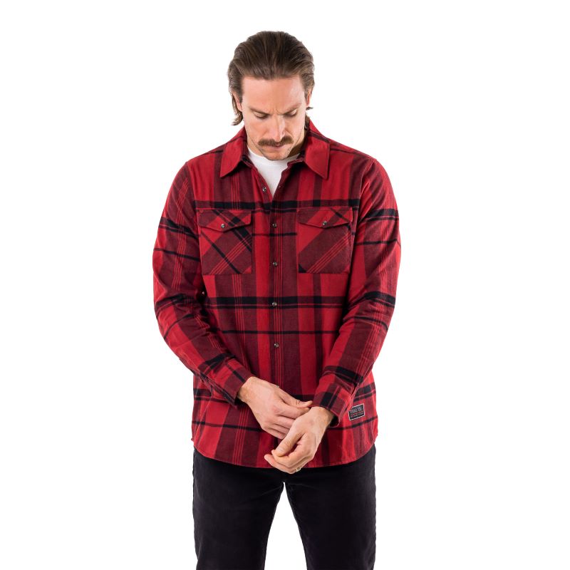 Troll Co. Men's Rory Chest Pocket Snap-Front Long Sleeve Flannel - Work World - Workwear, Work Boots, Safety Gear