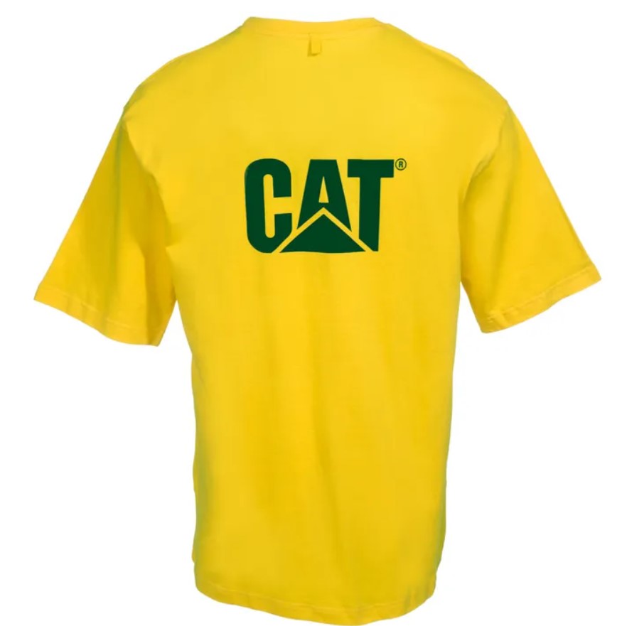 CAT Men&#39;s Trademark T-Shirt - Work World - Workwear, Work Boots, Safety Gear