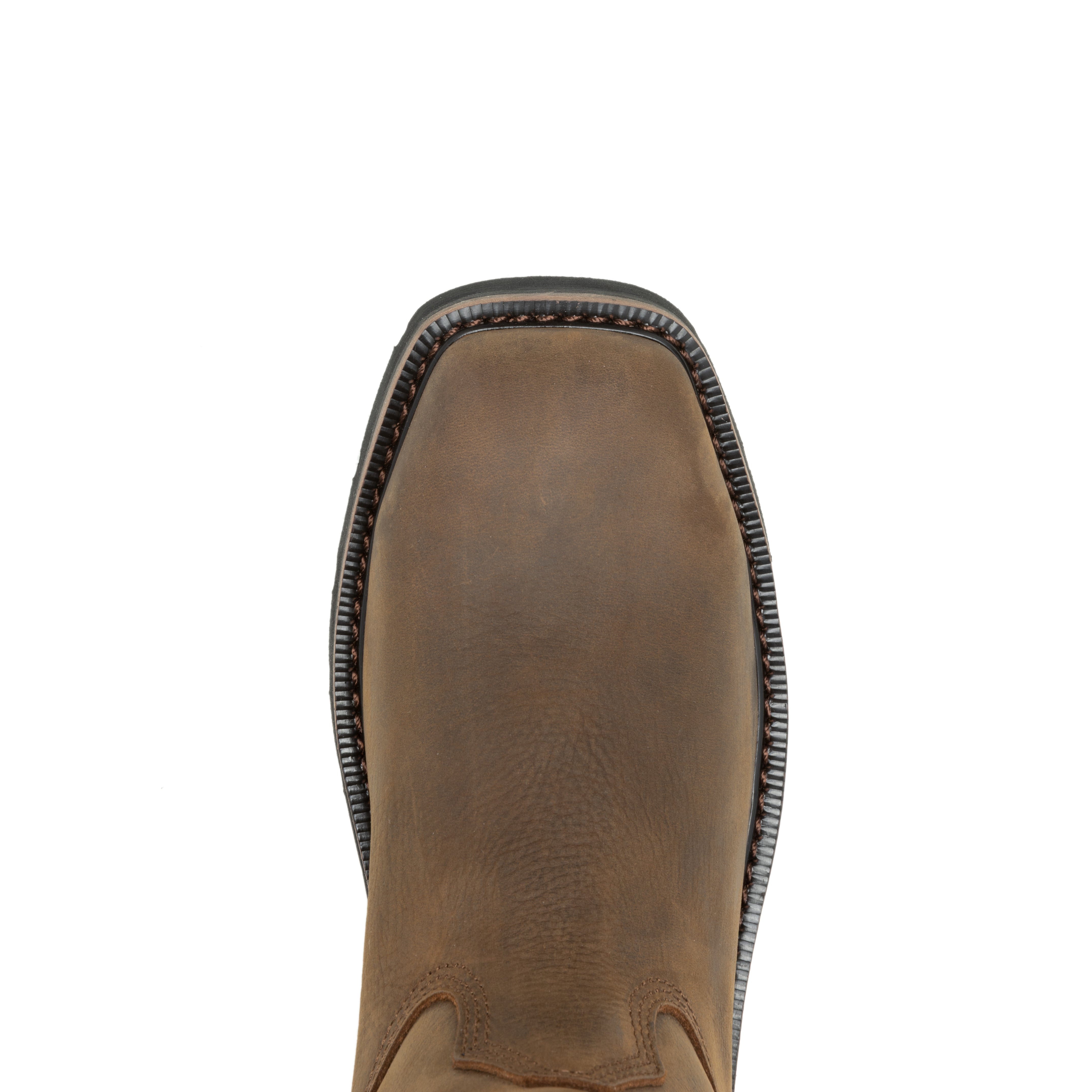 ダブルムーン Wolverine Men's Rancher Pull-Tab Waterproof Wellington Boot - Work