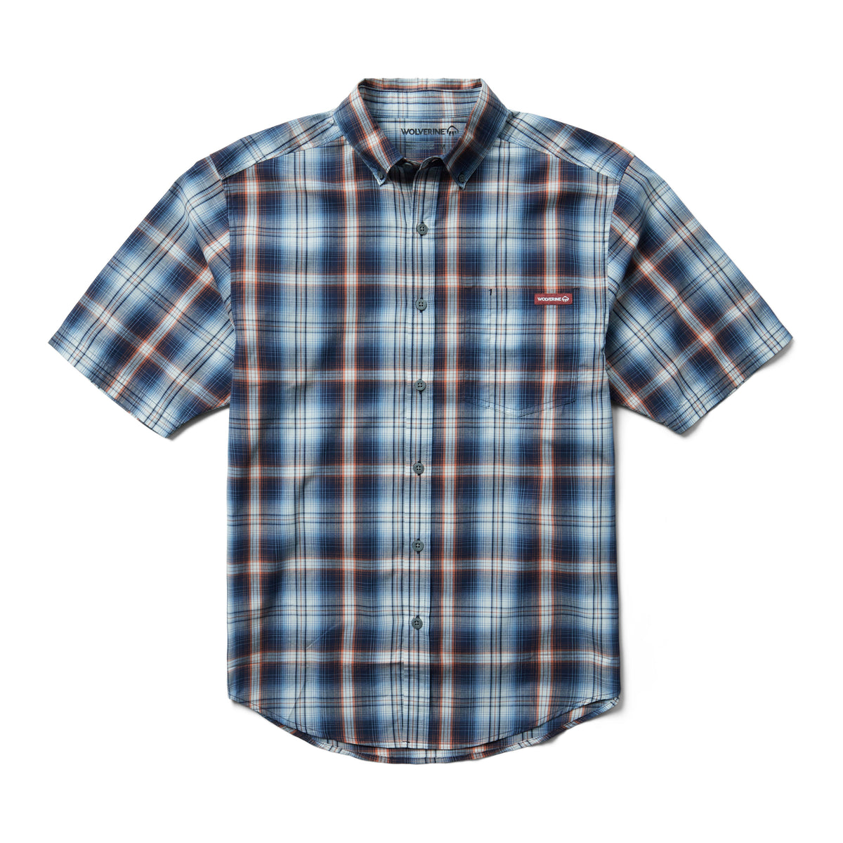 Wolverine Men's Mortar Short Sleeve Shirt Work Shirts Wolverine