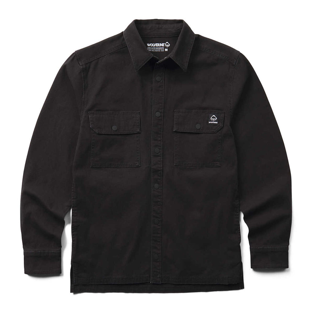 Wolverine Men's Steelhead Stretch Canvas Snap-Up Shirt Jac - Work
