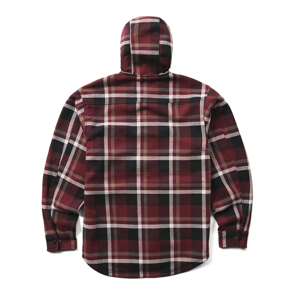 Wolverine Men's Bucksaw II Flannel Snap Hooded Shirt Jac - Work World - Workwear, Work Boots, Safety Gear