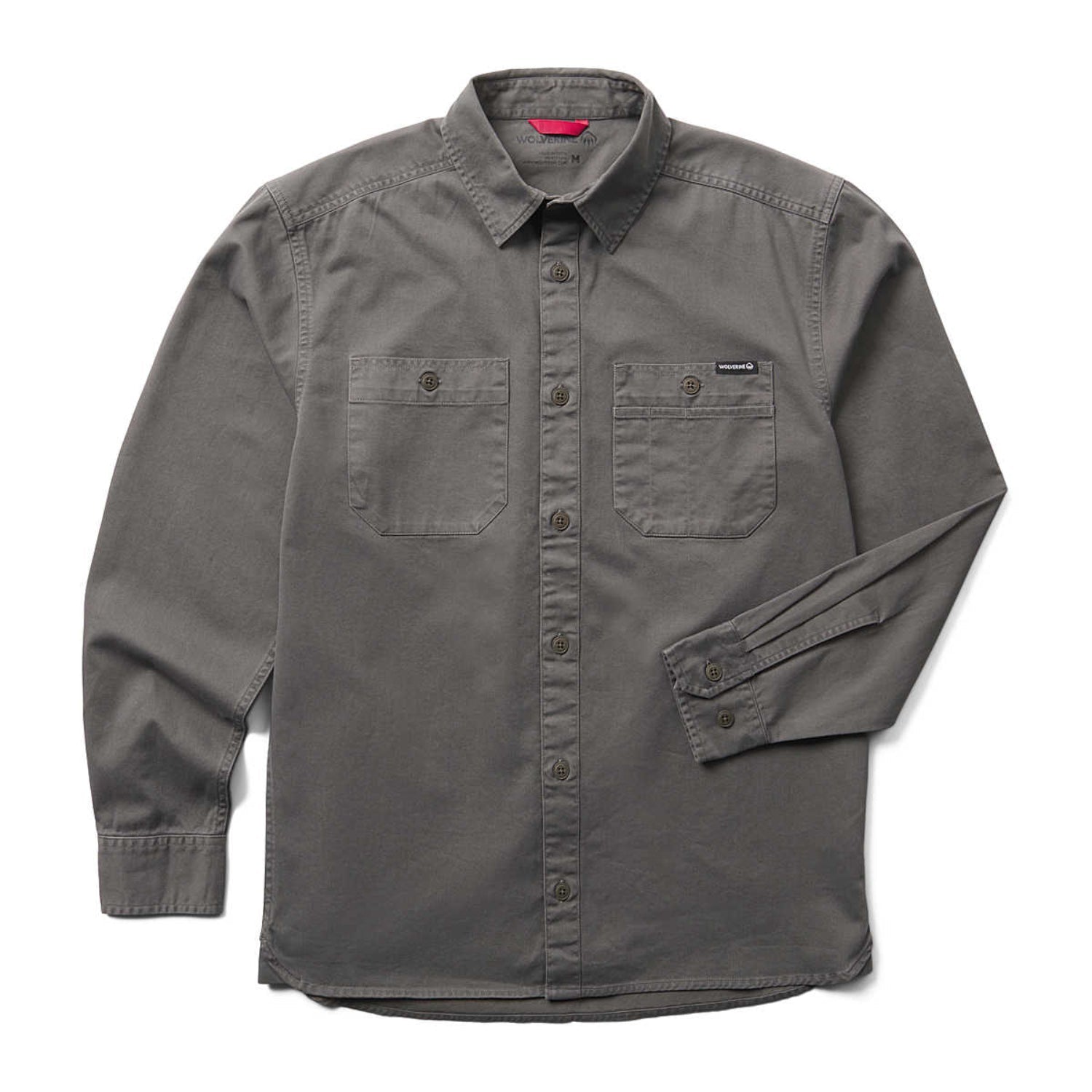 Wolverine Men's Leland Twill Button-Up Long Sleeve Work Shirt