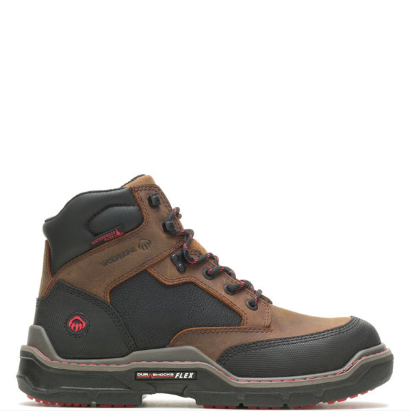 EUC Wolverine Men\'s Raider DuraShocks 6 Inch Work Boots Size 9.5 EU 42.5 Raider DuraShocks® Waterproof 6 main image 3