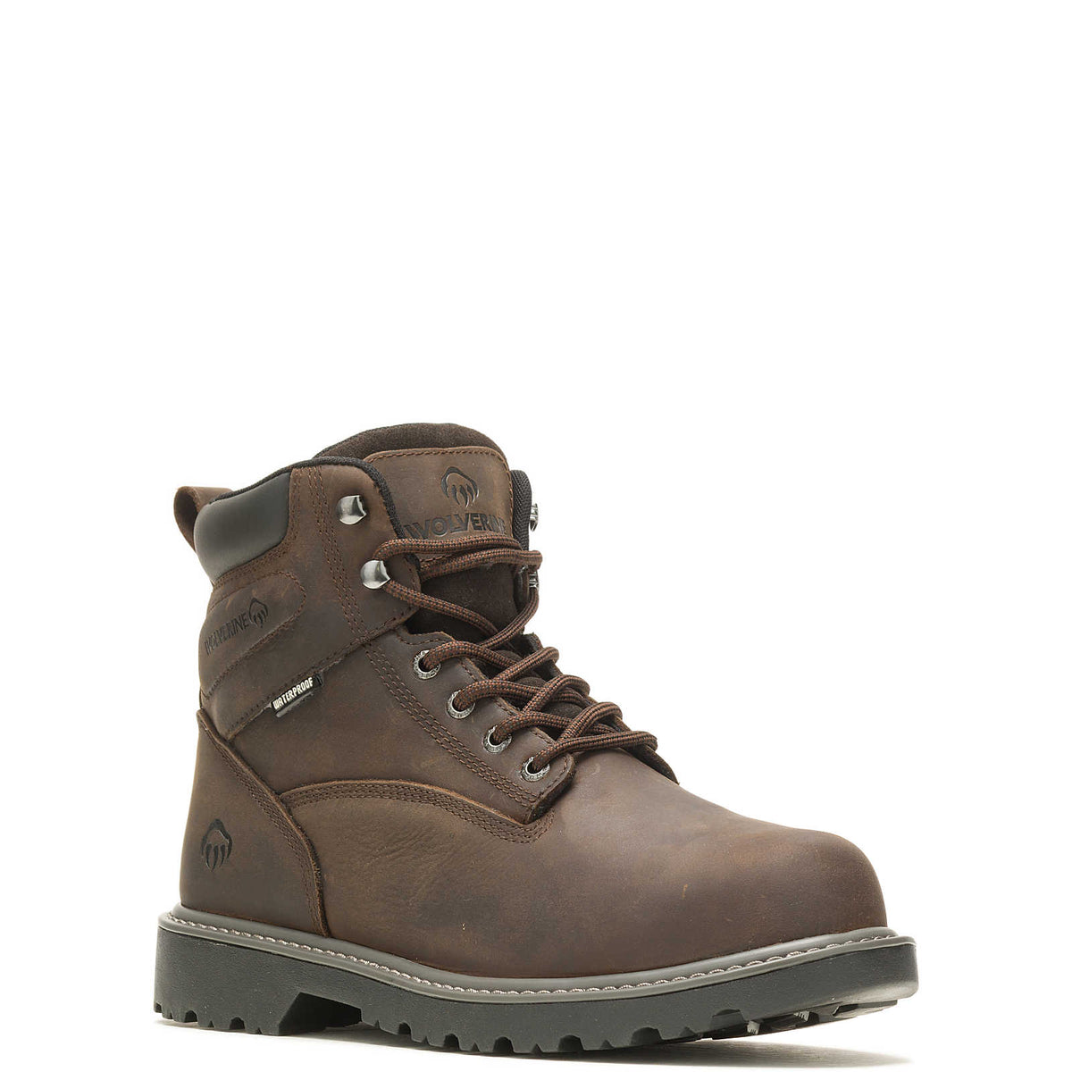 Wolverine Men's Floorhand 6" Waterproof Met Guard Steel Toe Work Boot Work Boots Wolverine