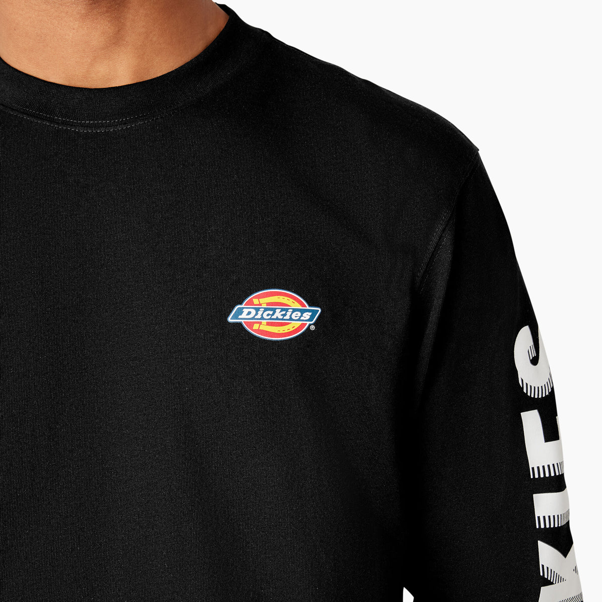 Dickies Men&#39;s Graphic Crewneck Long Sleeve T-Shirt - Work World - Workwear, Work Boots, Safety Gear