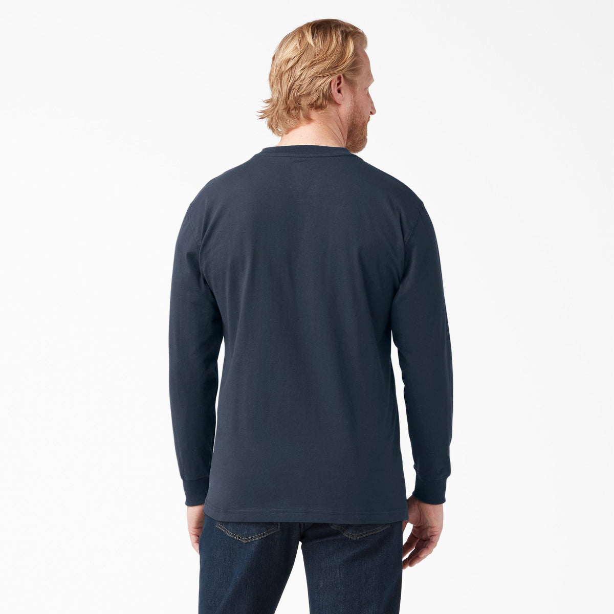Dickies Long Sleeve Heavyweight Crew Neck Big And Tall T-Shirt Dickies Long Sleeve Heavyweight Crew Neck Big And Tall T-Shirt