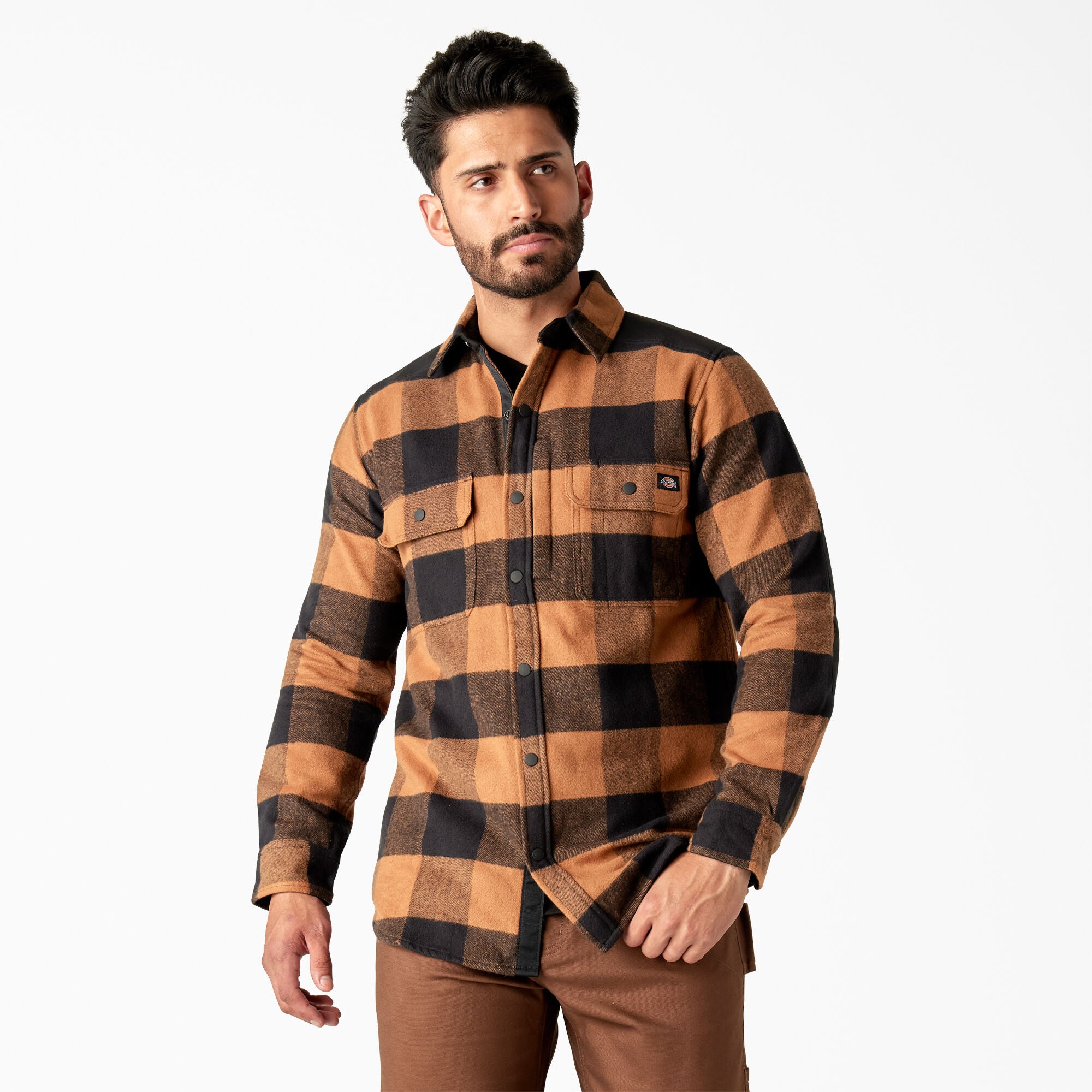 Dickies Men's Performance Brawny Flannel Long Sleeve Shirt - Work World - Workwear, Work Boots, Safety Gear