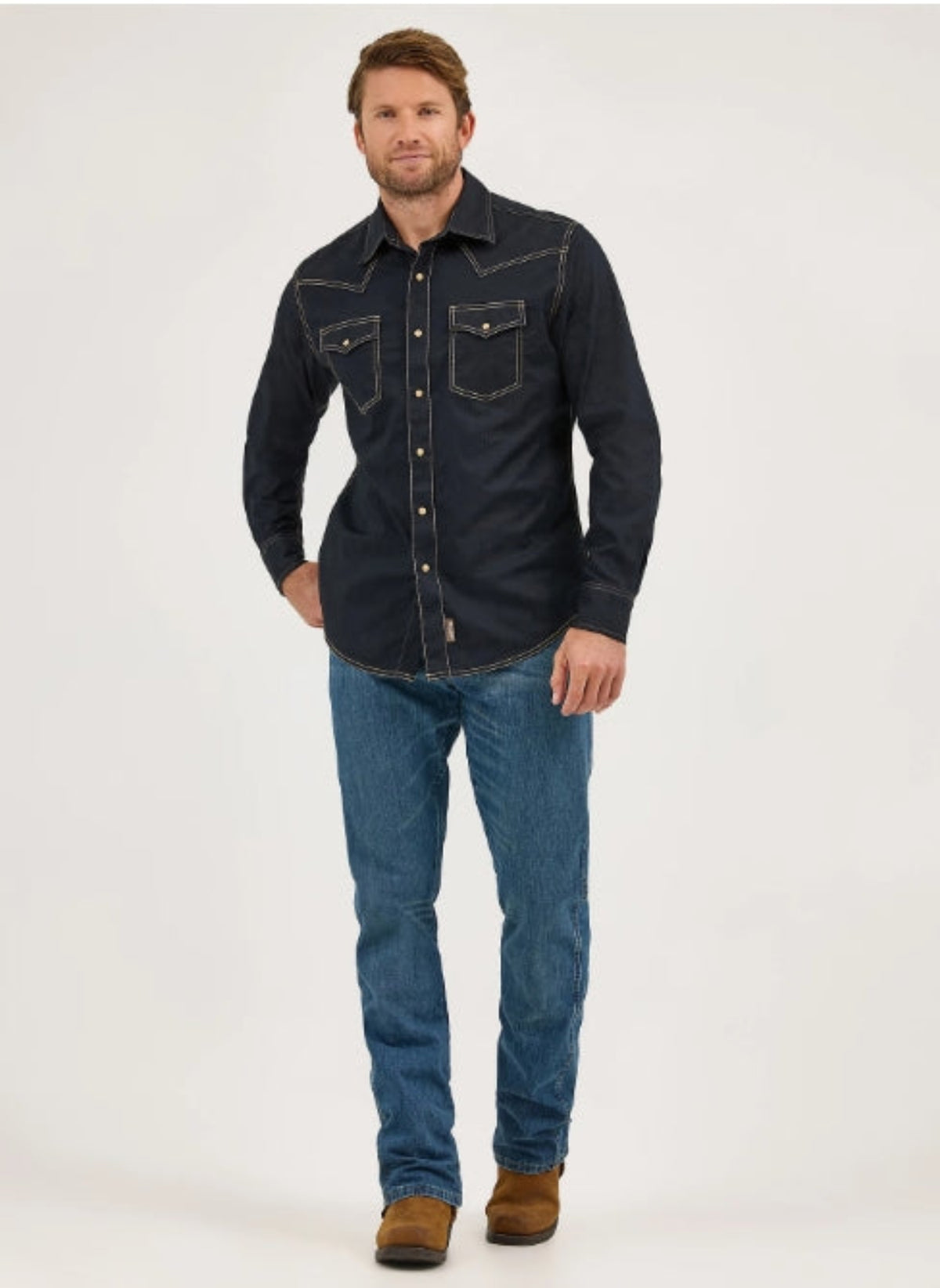 Wrangler Men's Retro® Fabens Relaxed Fit Bootcut Jean - Work World - Workwear, Work Boots, Safety Gear