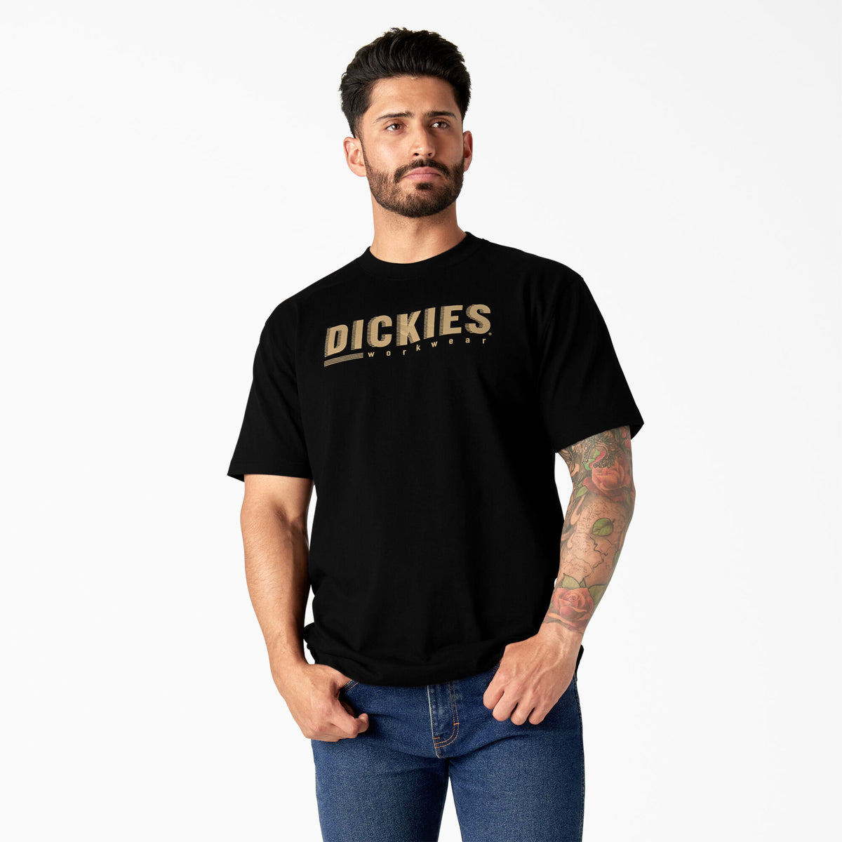Dickies Men&#39;s Workwear Graphic Crewneck Short Sleeve T-Shirt - Work World - Workwear, Work Boots, Safety Gear