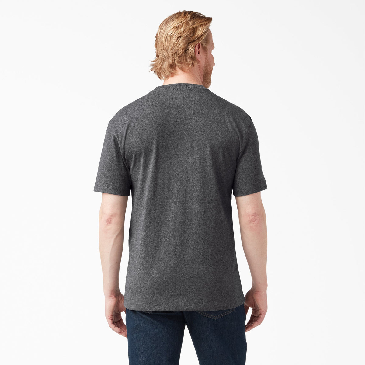 Dickies Men's Heavyweight Heathered Short Sleeve Pocket T-Shirt - Work World - Workwear, Work Boots, Safety Gear
