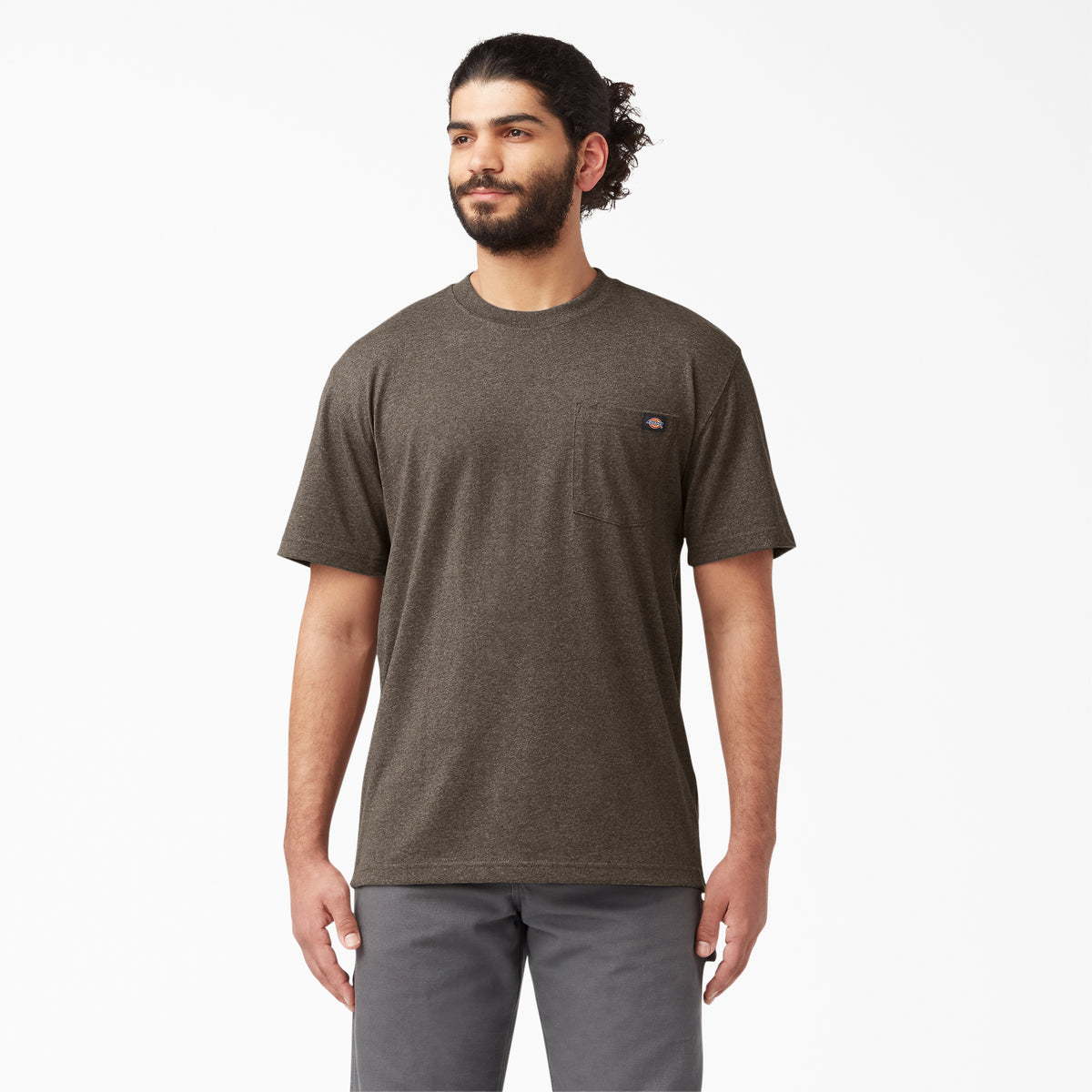 Dickies Men's Heavyweight Heathered Short Sleeve Pocket T-Shirt - Work World - Workwear, Work Boots, Safety Gear