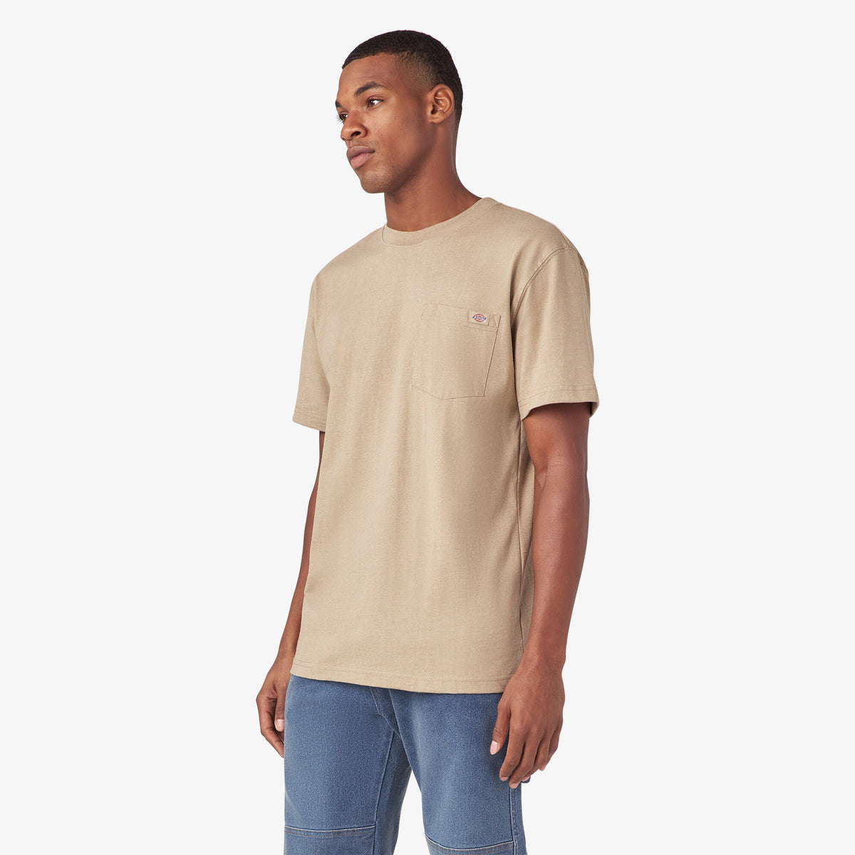 Dickies Men's Heavyweight Heathered Short Sleeve Pocket T-Shirt - Work World - Workwear, Work Boots, Safety Gear