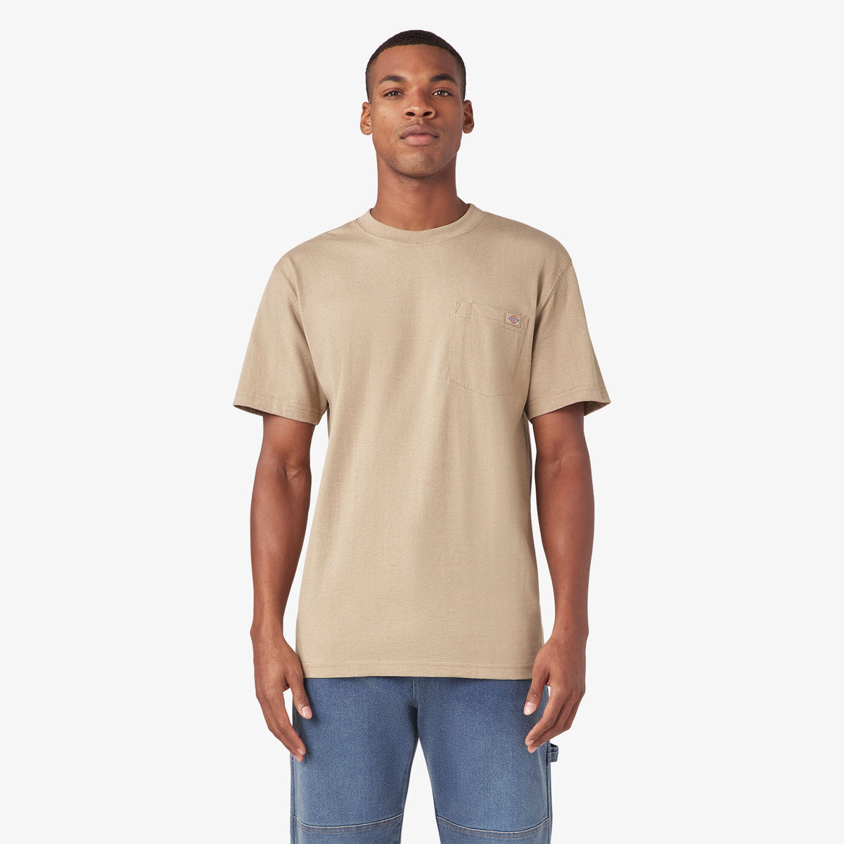 Dickies Men's Heavyweight Heathered Short Sleeve Pocket T-Shirt - Work World - Workwear, Work Boots, Safety Gear