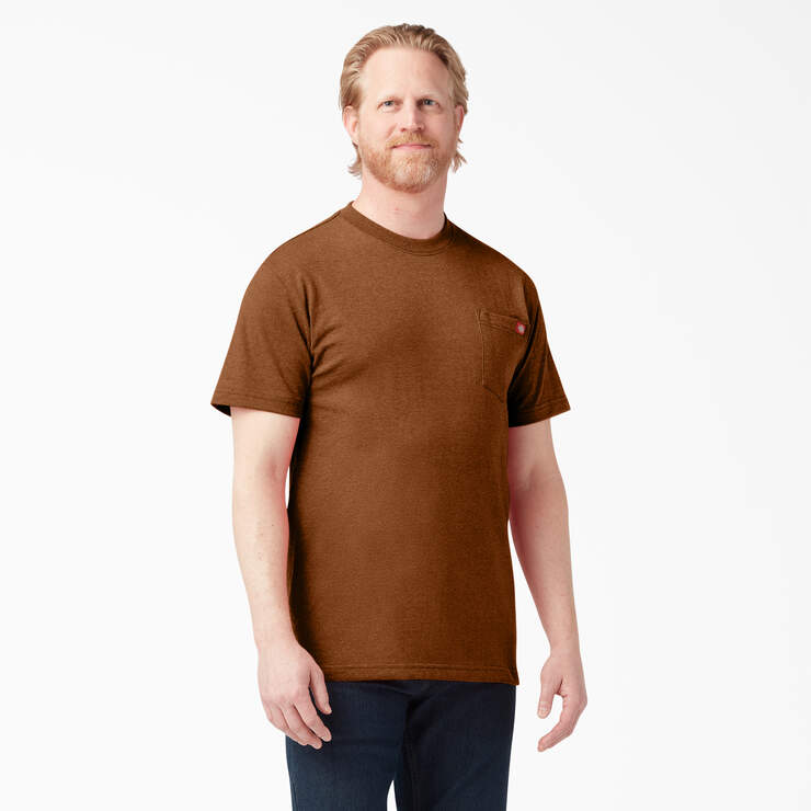 Dickies Men's Heavyweight Heathered Short Sleeve Pocket T-Shirt - Work World - Workwear, Work Boots, Safety Gear
