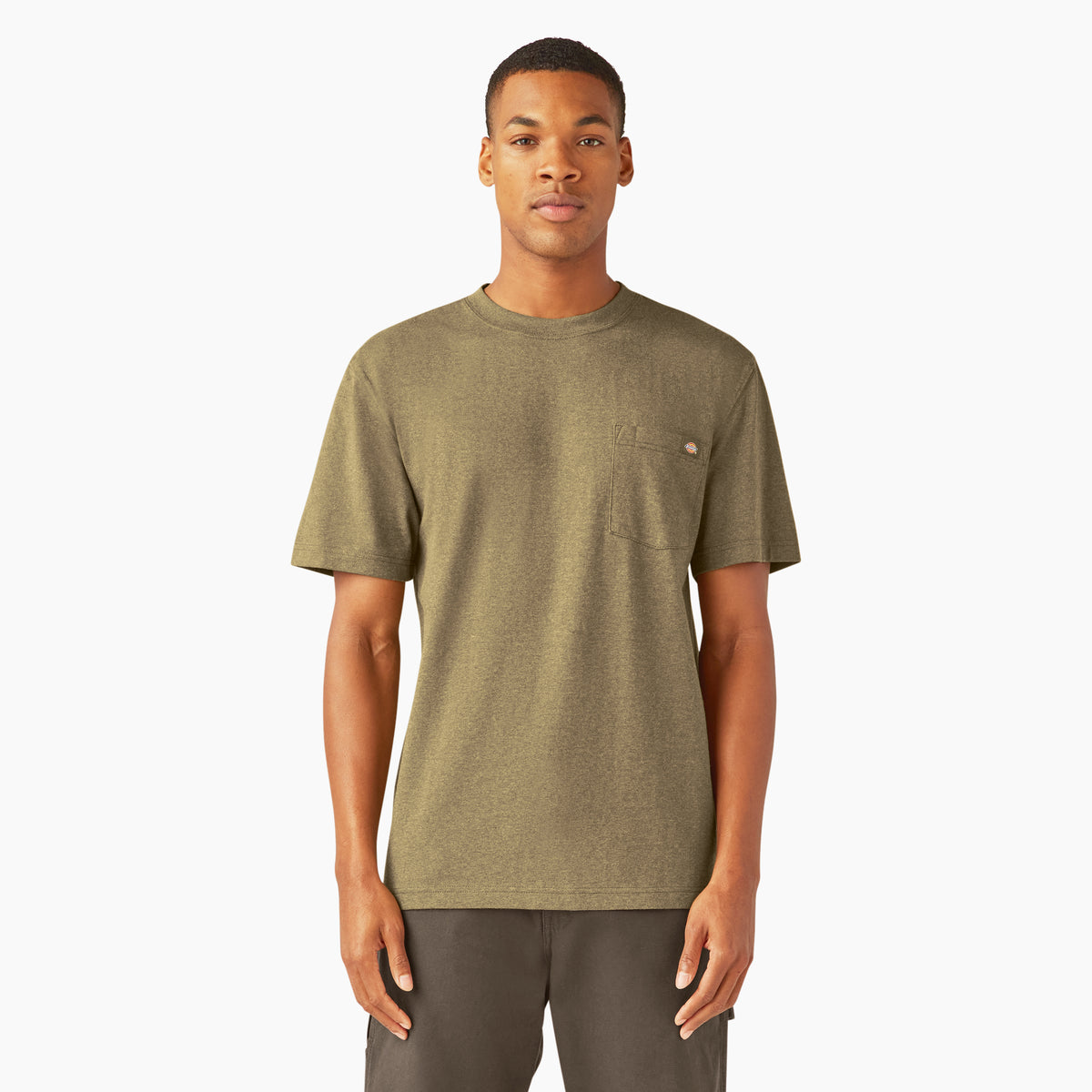 Dickies Men's Heavyweight Heathered Short Sleeve Pocket T-Shirt - Work World - Workwear, Work Boots, Safety Gear