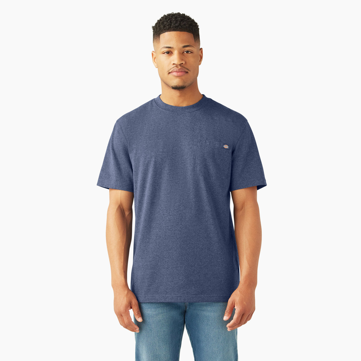 Dickies Men's Heavyweight Heathered Short Sleeve Pocket T-Shirt - Work World - Workwear, Work Boots, Safety Gear