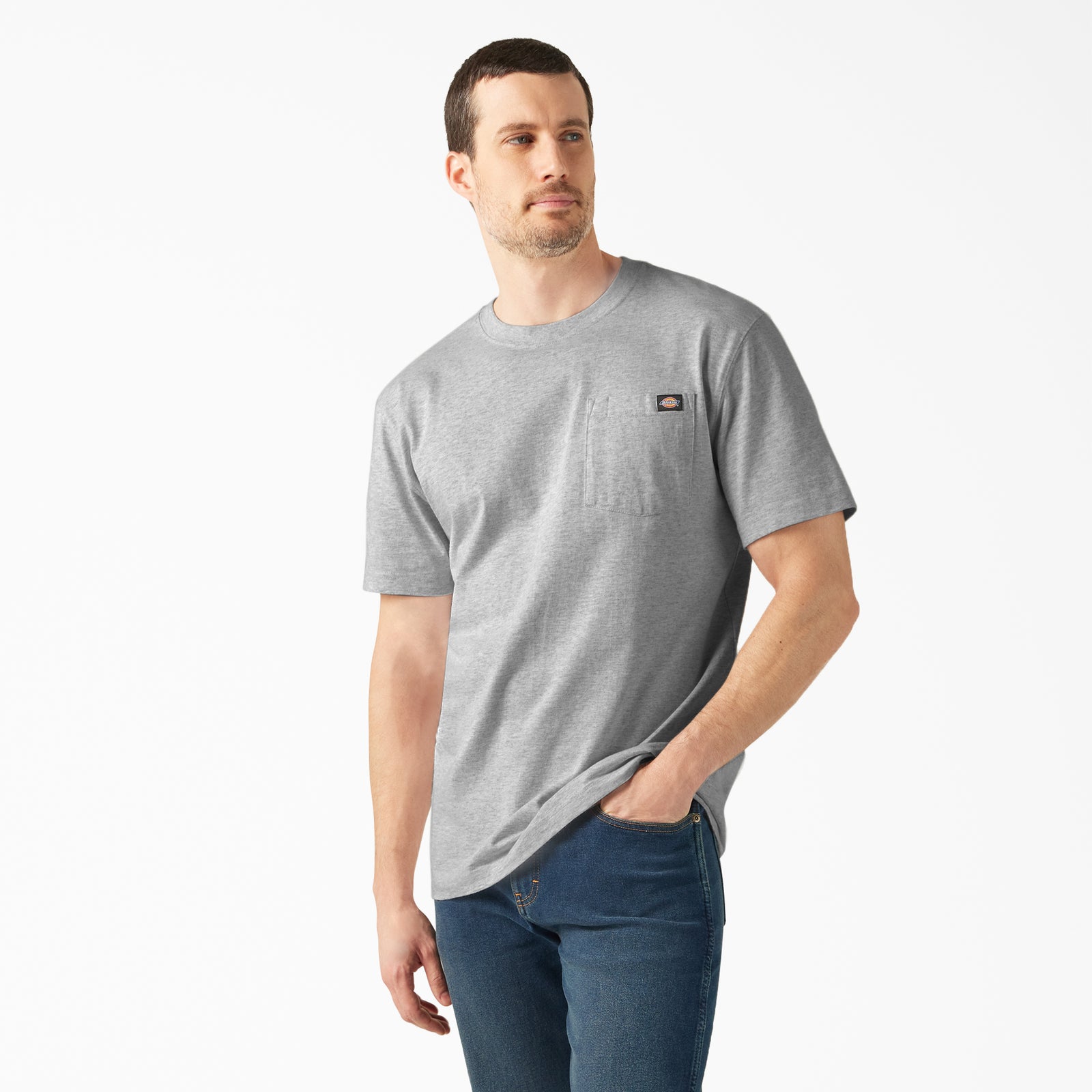 Dickies Men's Heavyweight Short Sleeve Pocket T-Shirt - Work World - Workwear, Work Boots, Safety Gear