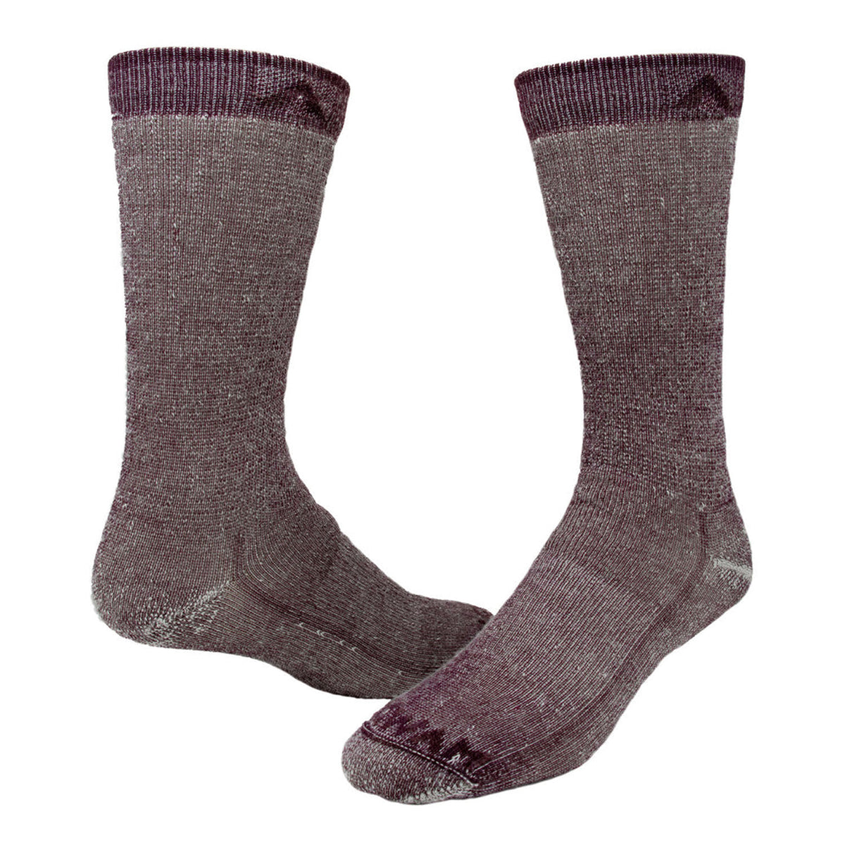 Wigwam Merino Comfort Hiker Midweight Crew Sock Socks Wigwam Maroon M