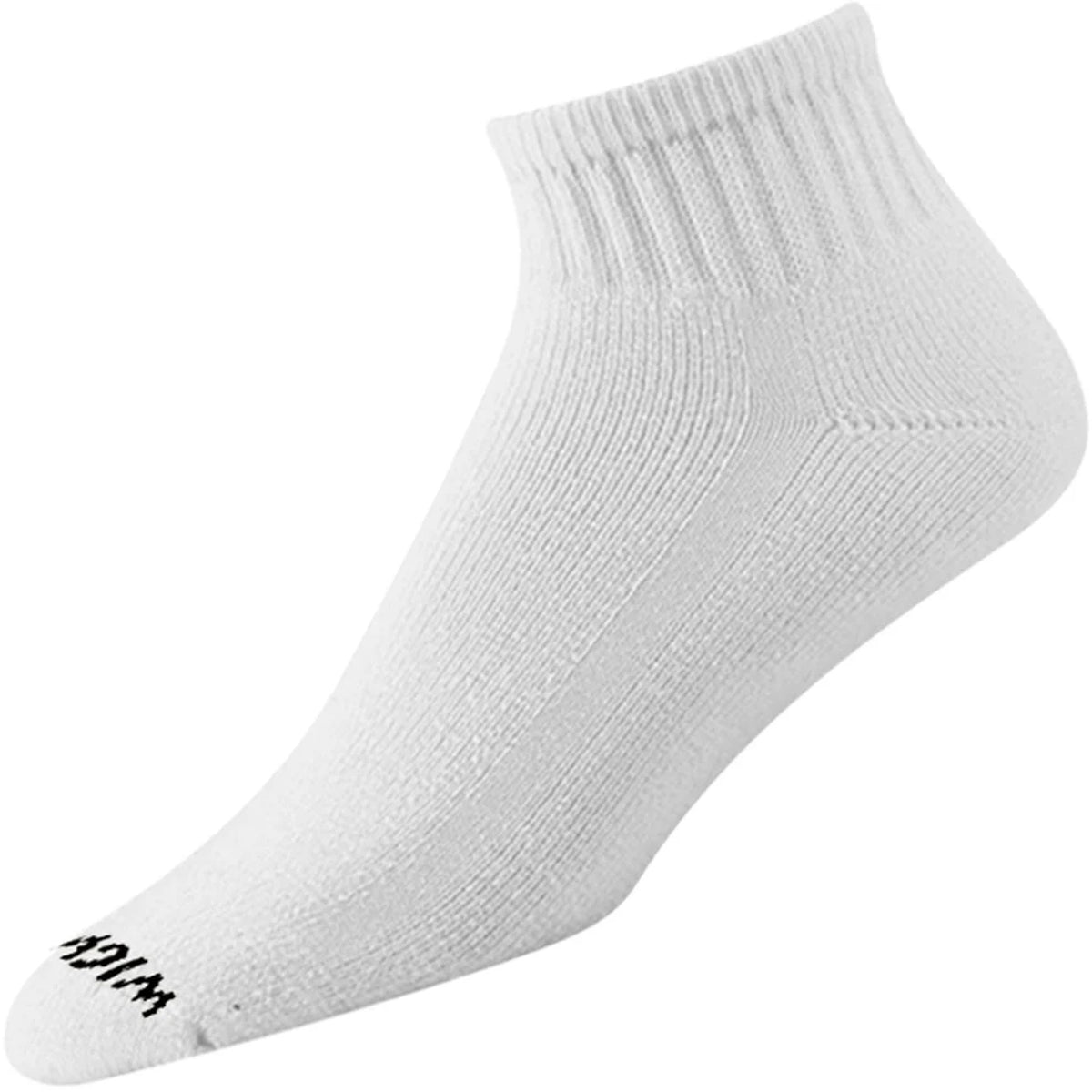 Wigwam Super 60 Quarter Midweight Cotton Athletic Socks (6-Pack) Socks Wigwam White 2XL