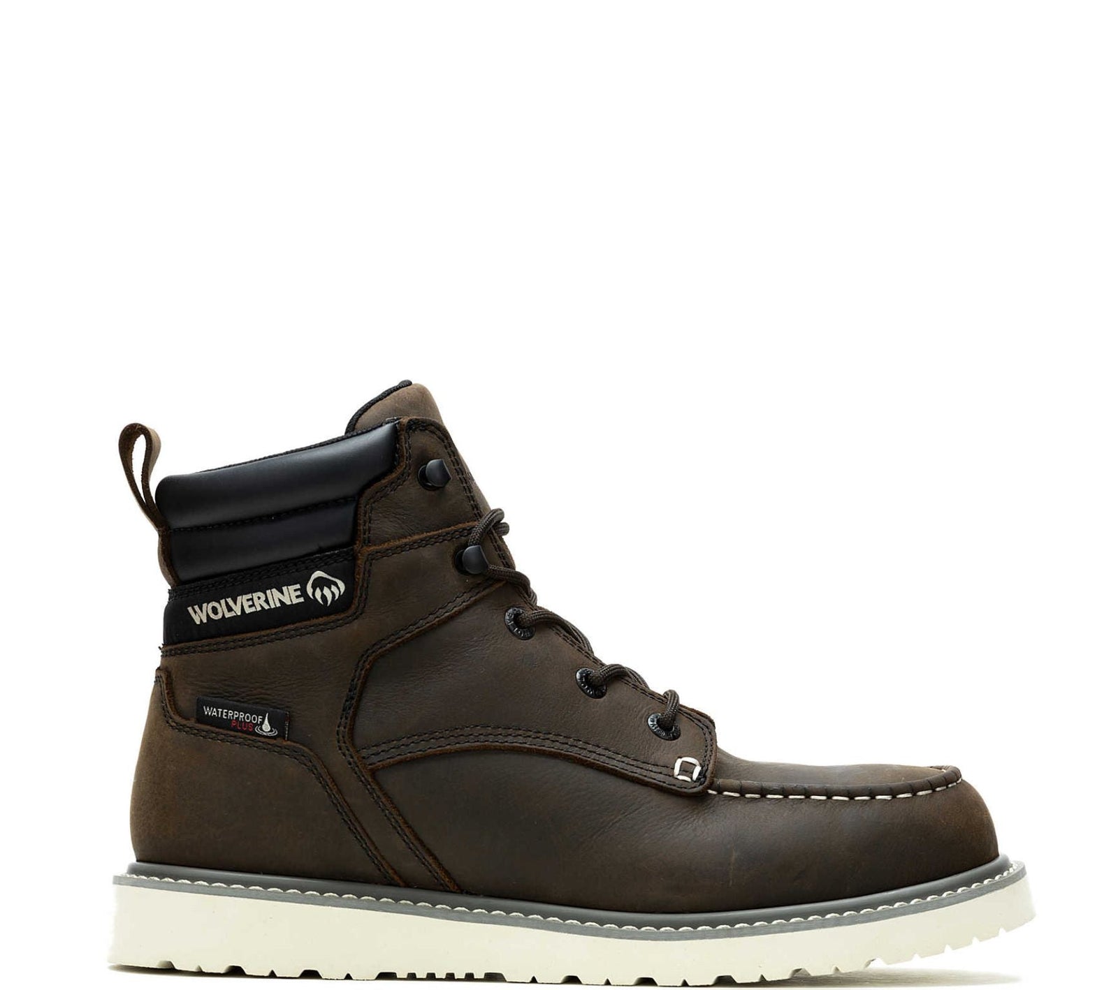 Wolverine Men's Trade Wedge 6" Waterproof Moc-Toe Steel Toe Work Boot - Work World - Workwear, Work Boots, Safety Gear