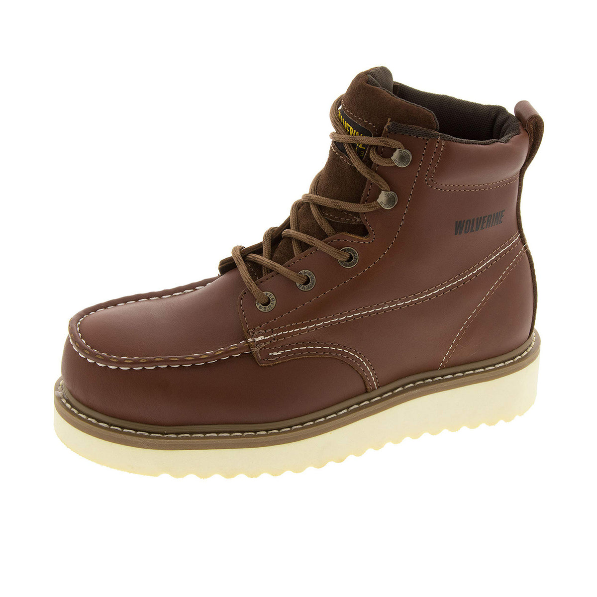 Wolverine Men's Moc-Toe Steel-Toe EH 6" Work Boot Work Boots Wolverine