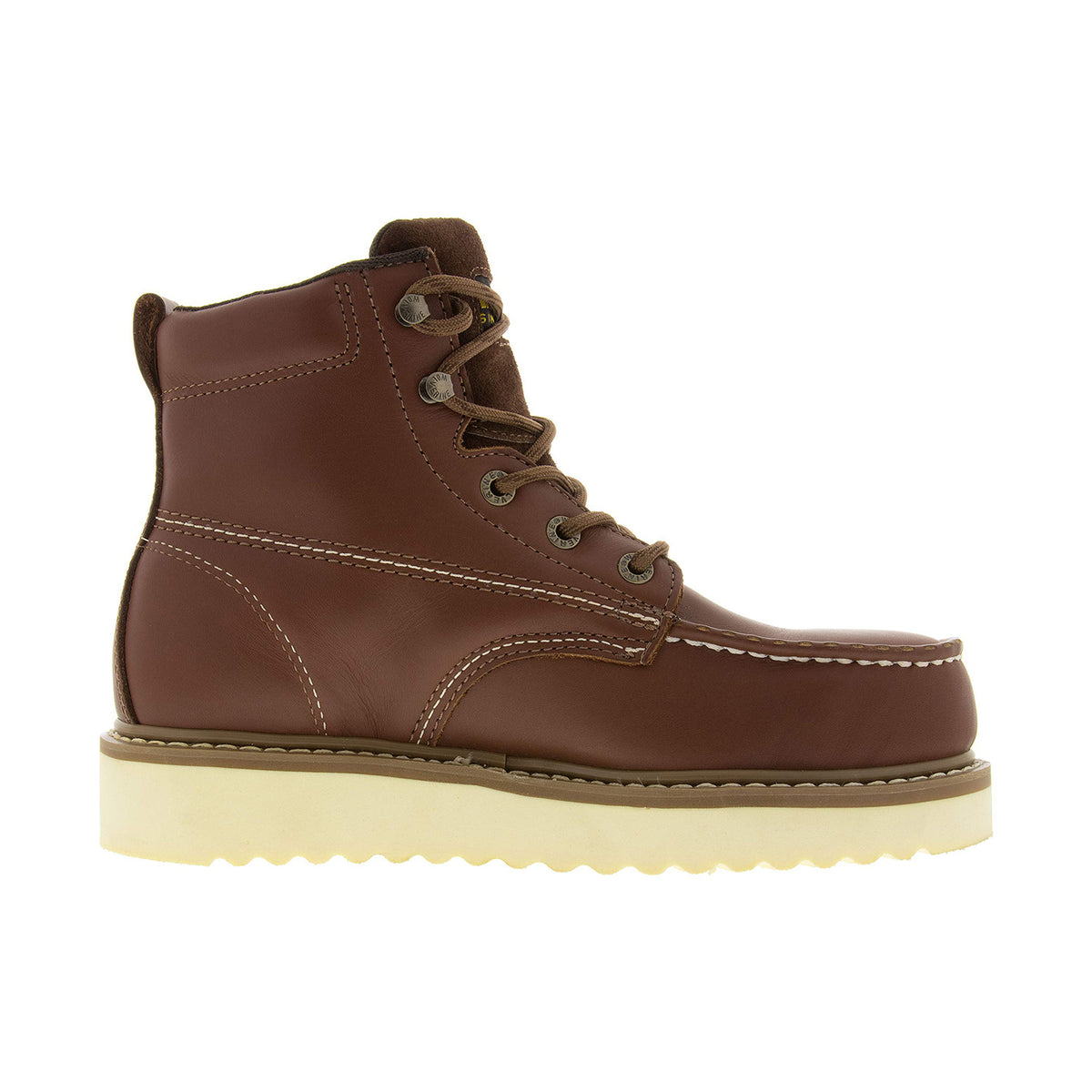 Wolverine Men's Moc-Toe Steel-Toe EH 6" Work Boot Work Boots Wolverine Russet 10 M