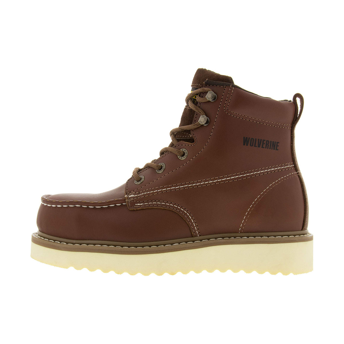 Wolverine Men's Moc-Toe Steel-Toe EH 6" Work Boot Work Boots Wolverine