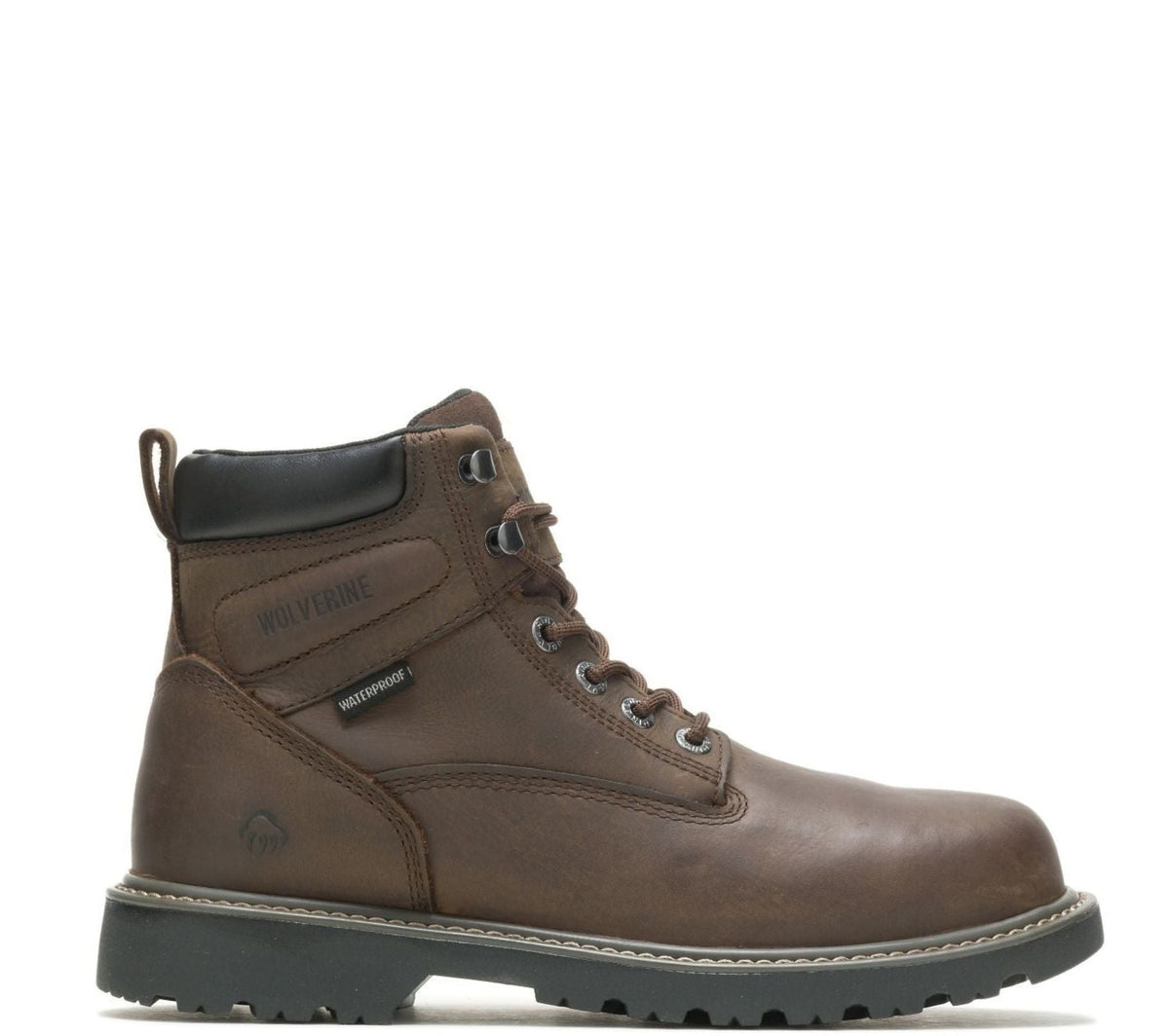 Wolverine Men's Floorhand Waterproof EH 6" Steel Toe Work Boot Work Boots Wolverine Brown 10 M