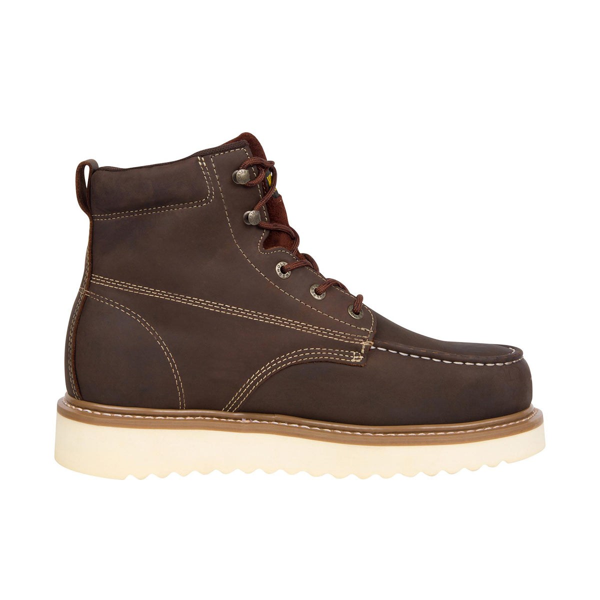 Wolverine Men's Loader 6" Steel-Toe Wedge Boot Work Boots Wolverine Brown 10 M