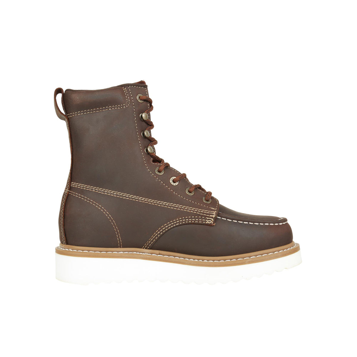 Wolverine Men's Loader 8" Wedge Boot Work Boots Wolverine Brown 10 M